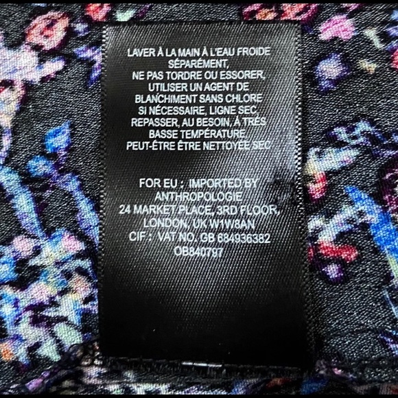 Anthropologie Leopard Floral Wrap Dress - Picture 12 of 12